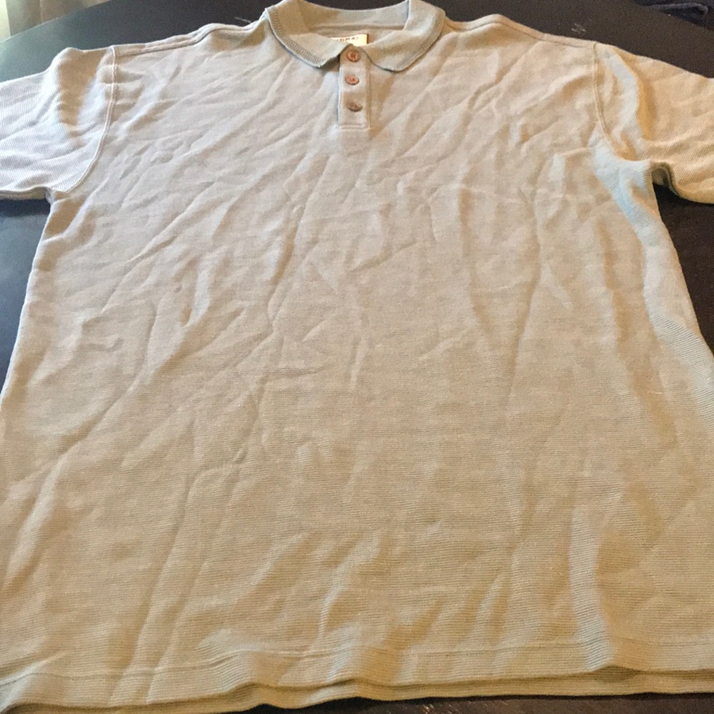 Men’s Large 75 Silk Tommy Bahama Green Shirt 👍